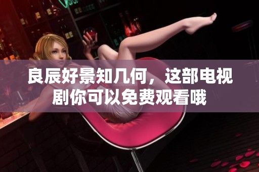 良辰好景知几何，这部电视剧你可以免费观看哦