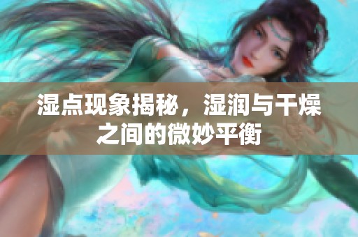 湿点现象揭秘，湿润与干燥之间的微妙平衡