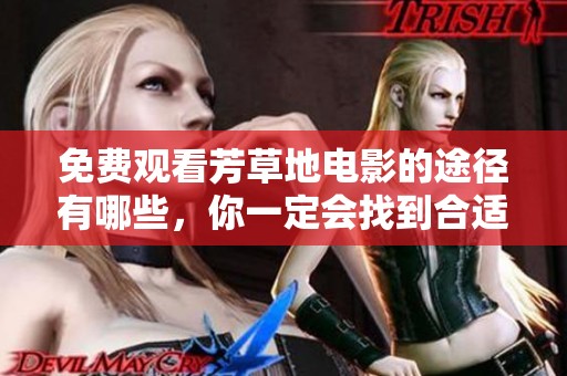 免费观看芳草地电影的途径有哪些，你一定会找到合适的方法