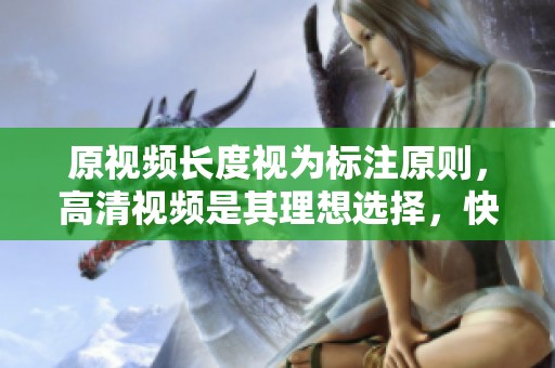 原视频长度视为标注原则，高清视频是其理想选择，快来探索吧！