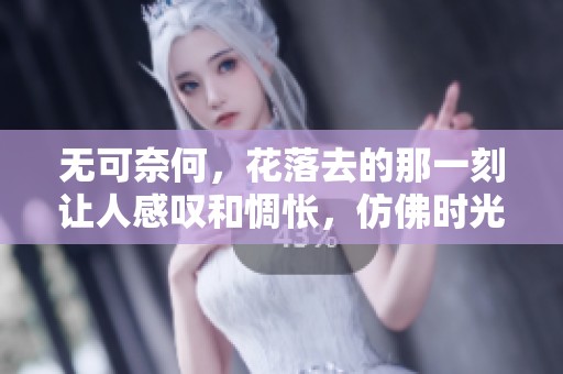 无可奈何，花落去的那一刻让人感叹和惆怅，仿佛时光不再。