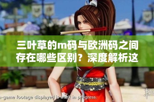 三叶草的m码与欧洲码之间存在哪些区别？深度解析这两者的具体差异。