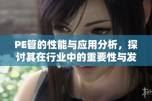 PE管的性能与应用分析，探讨其在行业中的重要性与发展趋势