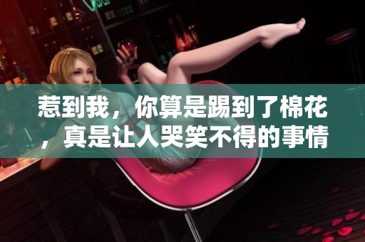 惹到我，你算是踢到了棉花，真是让人哭笑不得的事情！