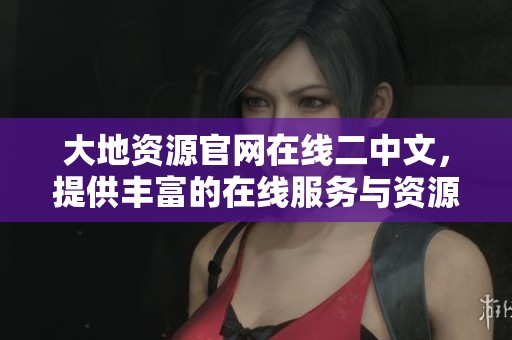 大地资源官网在线二中文，提供丰富的在线服务与资源信息