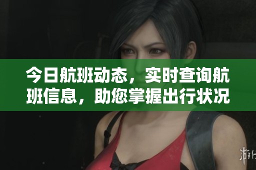 今日航班动态，实时查询航班信息，助您掌握出行状况
