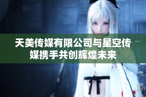 天美传媒有限公司与星空传媒携手共创辉煌未来