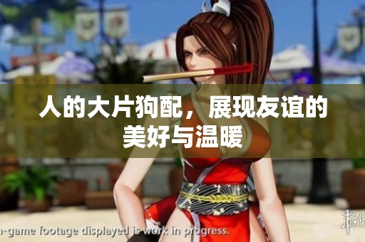 人的大片狗配，展现友谊的美好与温暖