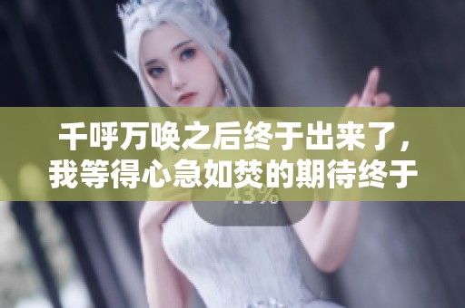 千呼万唤之后终于出来了，我等得心急如焚的期待终于实现了