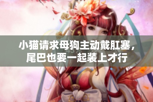 小猫请求母狗主动戴肛塞，尾巴也要一起装上才行