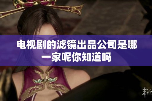 电视剧的滤镜出品公司是哪一家呢你知道吗
