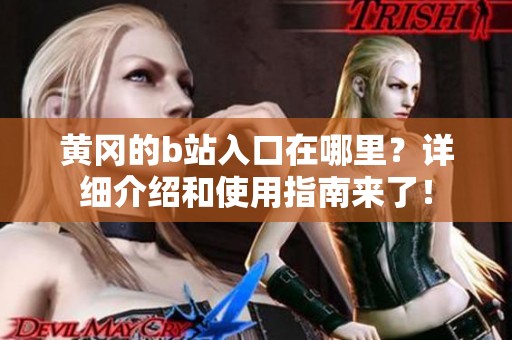 黄冈的b站入口在哪里？详细介绍和使用指南来了！