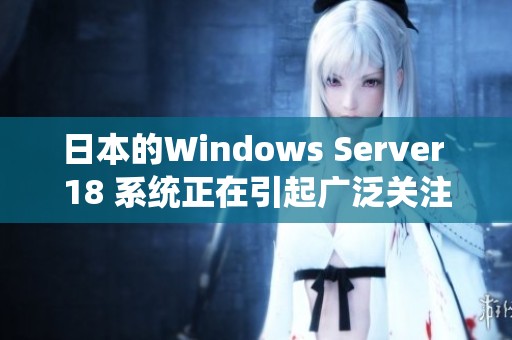 日本的Windows Server 18 系统正在引起广泛关注与讨论