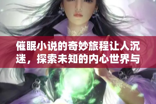 催眠小说的奇妙旅程让人沉迷，探索未知的内心世界与梦境交织