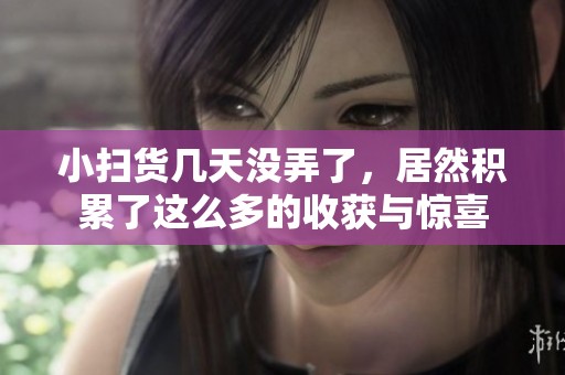 小扫货几天没弄了，居然积累了这么多的收获与惊喜