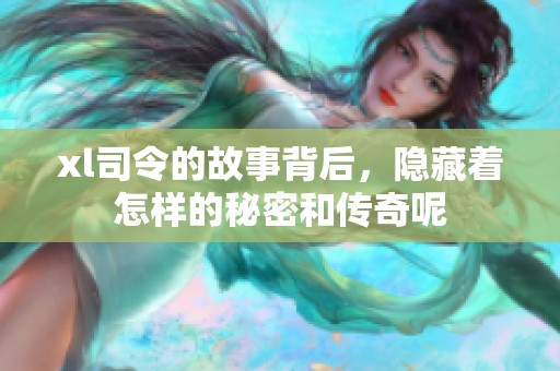 xl司令的故事背后，隐藏着怎样的秘密和传奇呢