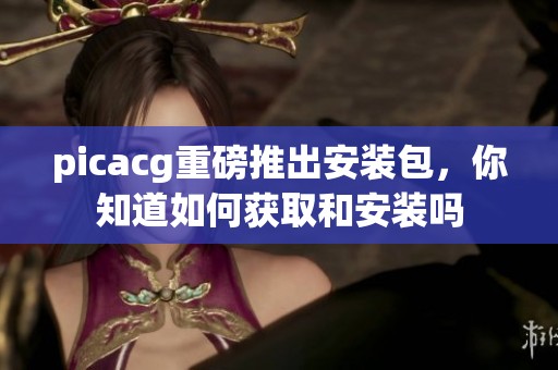 picacg重磅推出安装包，你知道如何获取和安装吗
