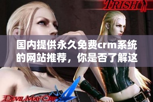 国内提供永久免费crm系统的网站推荐，你是否了解这些优秀平台呢
