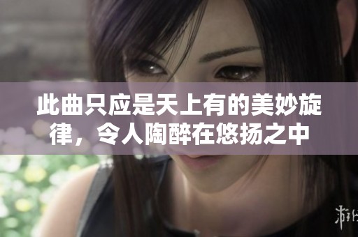 此曲只应是天上有的美妙旋律，令人陶醉在悠扬之中
