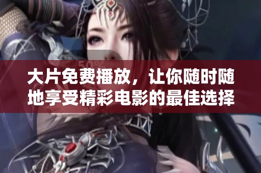 大片免费播放，让你随时随地享受精彩电影的最佳选择