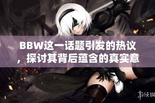 BBW这一话题引发的热议，探讨其背后蕴含的真实意义