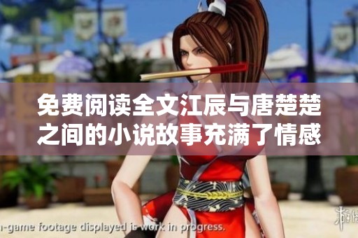 免费阅读全文江辰与唐楚楚之间的小说故事充满了情感与惊喜