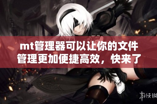 mt管理器可以让你的文件管理更加便捷高效，快来了解它的独特功能吧！
