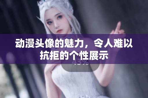 动漫头像的魅力，令人难以抗拒的个性展示