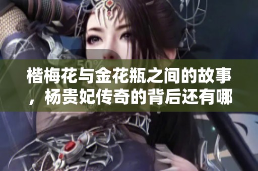 楷梅花与金花瓶之间的故事，杨贵妃传奇的背后还有哪些精彩细节