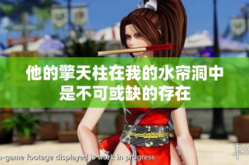 他的擎天柱在我的水帘洞中是不可或缺的存在