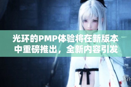 光环的PMP体验将在新版本中重磅推出，全新内容引发全面关注