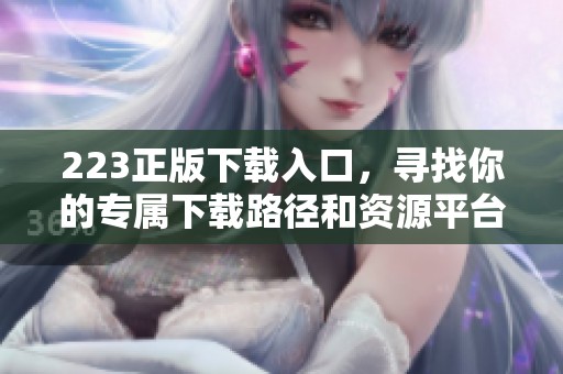 223正版下载入口，寻找你的专属下载路径和资源平台