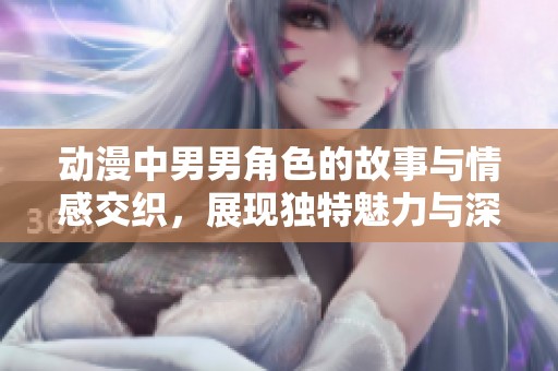 动漫中男男角色的故事与情感交织，展现独特魅力与深刻内涵