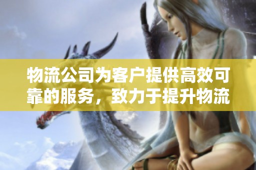 物流公司为客户提供高效可靠的服务，致力于提升物流运作效率