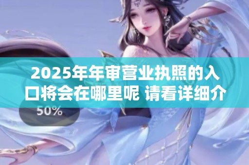 2025年年审营业执照的入口将会在哪里呢 请看详细介绍