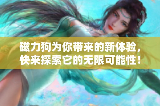 磁力狗为你带来的新体验，快来探索它的无限可能性！