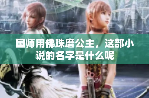 国师用佛珠磨公主，这部小说的名字是什么呢