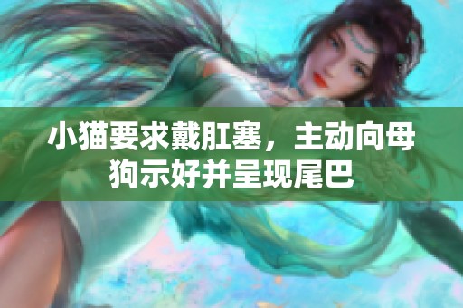 小猫要求戴肛塞，主动向母狗示好并呈现尾巴