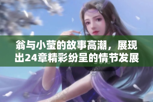 翁与小莹的故事高潮，展现出24章精彩纷呈的情节发展