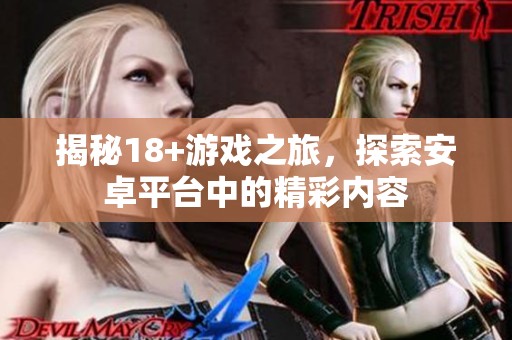 揭秘18+游戏之旅，探索安卓平台中的精彩内容