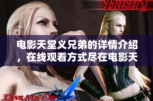 电影天堂义兄弟的详情介绍，在线观看方式尽在电影天堂义兄弟中探索