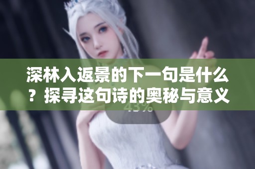 深林入返景的下一句是什么？探寻这句诗的奥秘与意义