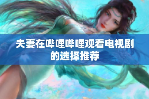 夫妻在哔哩哔哩观看电视剧的选择推荐