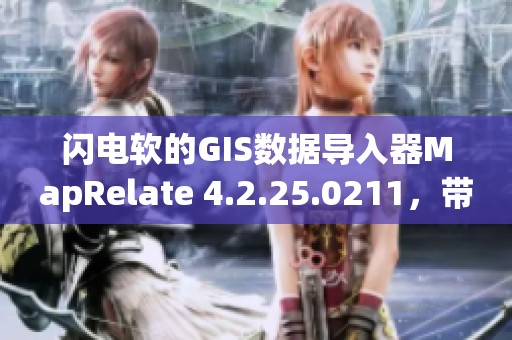 闪电软的GIS数据导入器MapRelate 4.2.25.0211，带你体验全新功能
