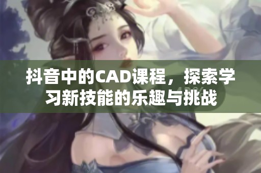 抖音中的CAD课程，探索学习新技能的乐趣与挑战