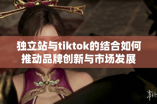 独立站与tiktok的结合如何推动品牌创新与市场发展