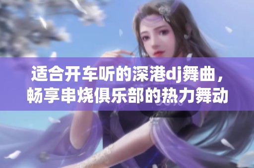 适合开车听的深港dj舞曲，畅享串烧俱乐部的热力舞动