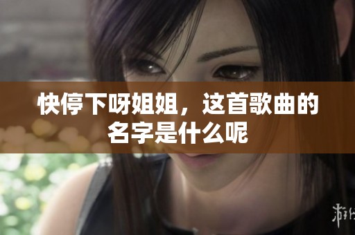 快停下呀姐姐，这首歌曲的名字是什么呢