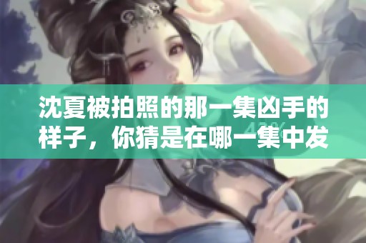 沈夏被拍照的那一集凶手的样子，你猜是在哪一集中发生的呢