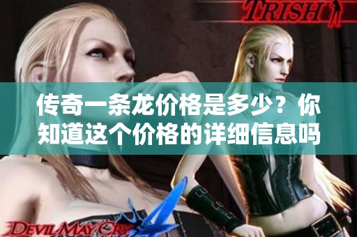 传奇一条龙价格是多少？你知道这个价格的详细信息吗